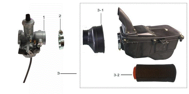 [105002-0014-B2/F10] Filtro Aire Cuadraciclo AU 200
