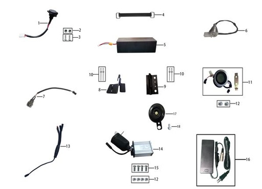 [311001-0029-B1/] Velocimetro para Kayo eKMB