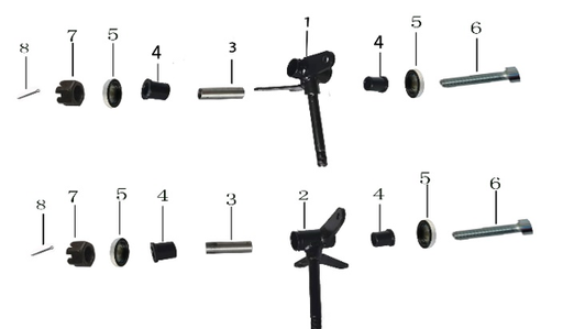 [603002-0036-01-B1/] Bocina Delantera Kit para Kayo eA50