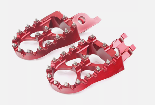 [X761-FT-791-RED] Descansapie Sobre Medida para Honda CR / CRF / XR
