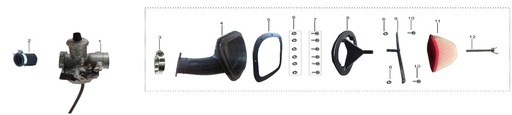 [10500-0010-B1/] Toma de Carburador para Kayo K2